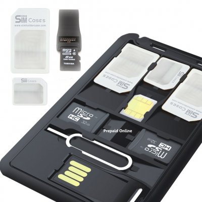 SIM Card Storage Holder with USB Memory Card Reader